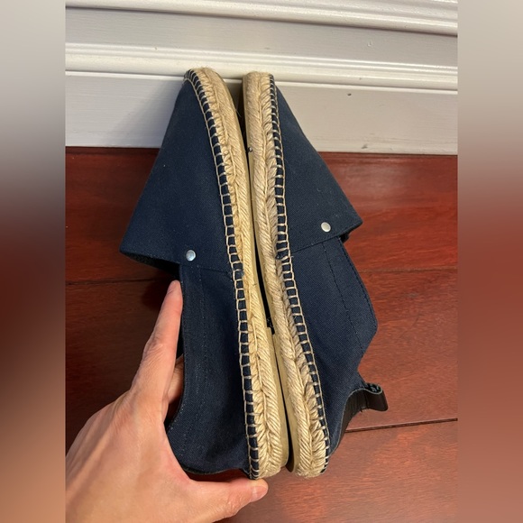 Sandro Espadrilles Women's EU 41 Navy Loafers Shoes Hand-Made Spain - Picture 5 of 7